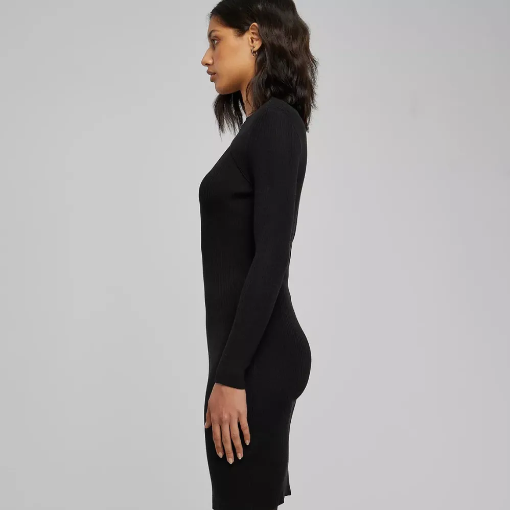 Urban Classics Cut Out ribbimekko musta