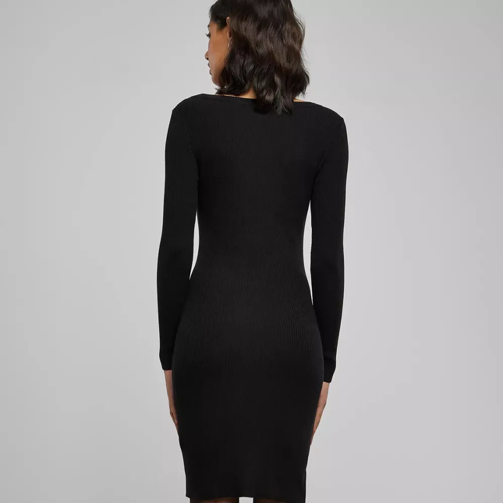 Urban Classics Cut Out ribbimekko musta