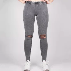 Urban Classics Cutted leggingsit acid black