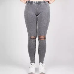 Urban Classics Cutted leggingsit acid black