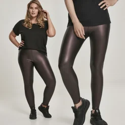 Urban Classics Faux Leather leggingsit viini