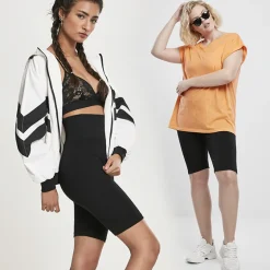 Urban Classics High Waist Cycle shortsit musta