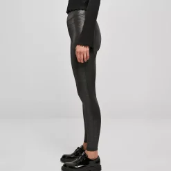 Urban Classics Highwaist Glamours leggingsit musta