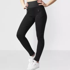 Urban Classics high waist stretch-housut musta