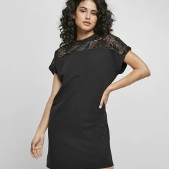 Urban Classics Lace Tee mekko musta