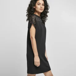 Urban Classics Lace Tee mekko musta