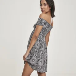 Urban Classics Off Shoulder mekko bandana