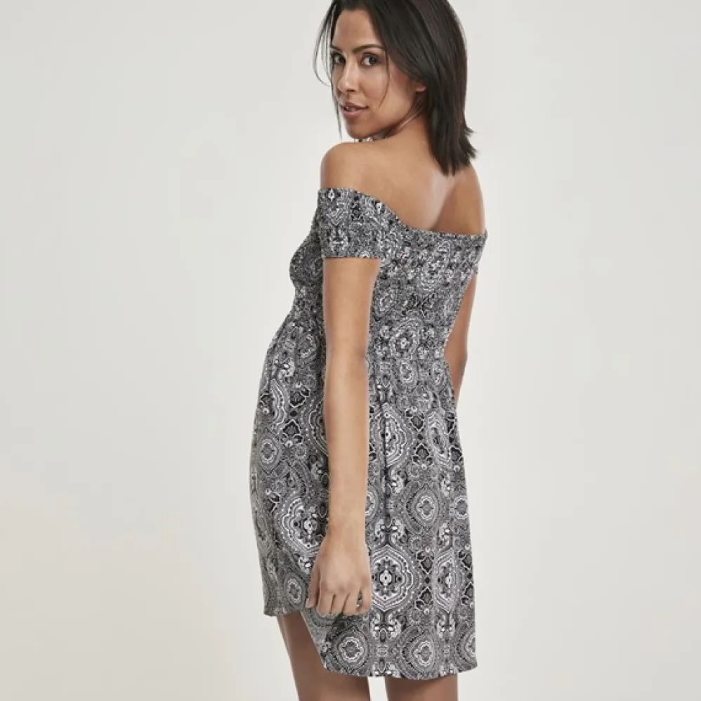 Urban Classics Off Shoulder mekko bandana