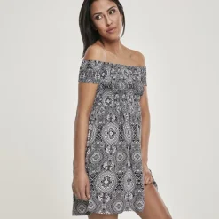 Urban Classics Off Shoulder mekko bandana