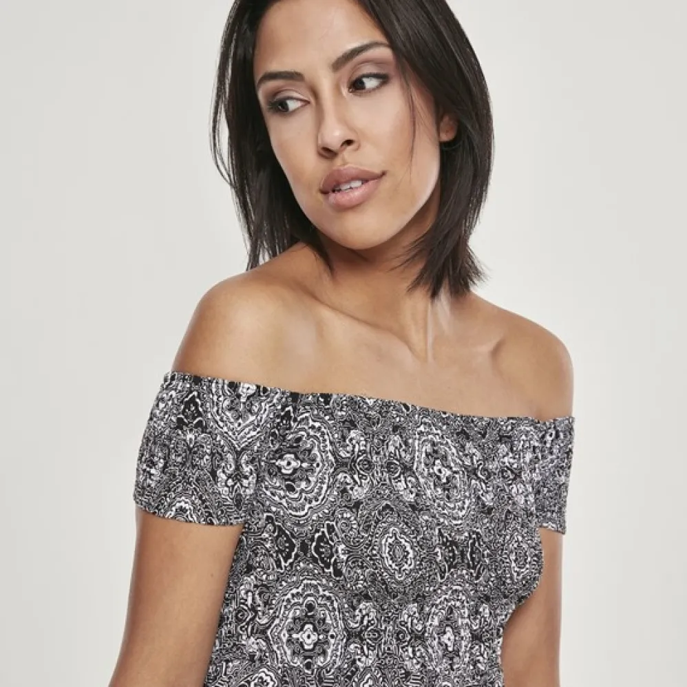 Urban Classics Off Shoulder mekko bandana