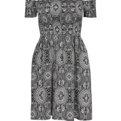 Urban Classics Off Shoulder mekko bandana