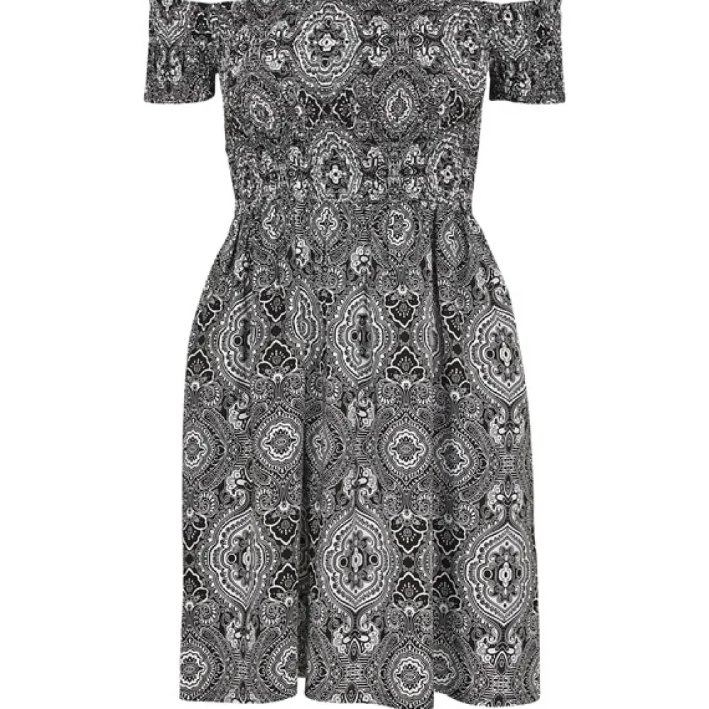 Urban Classics Off Shoulder mekko bandana