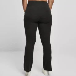 Urban Classics Organic Interlock housut musta
