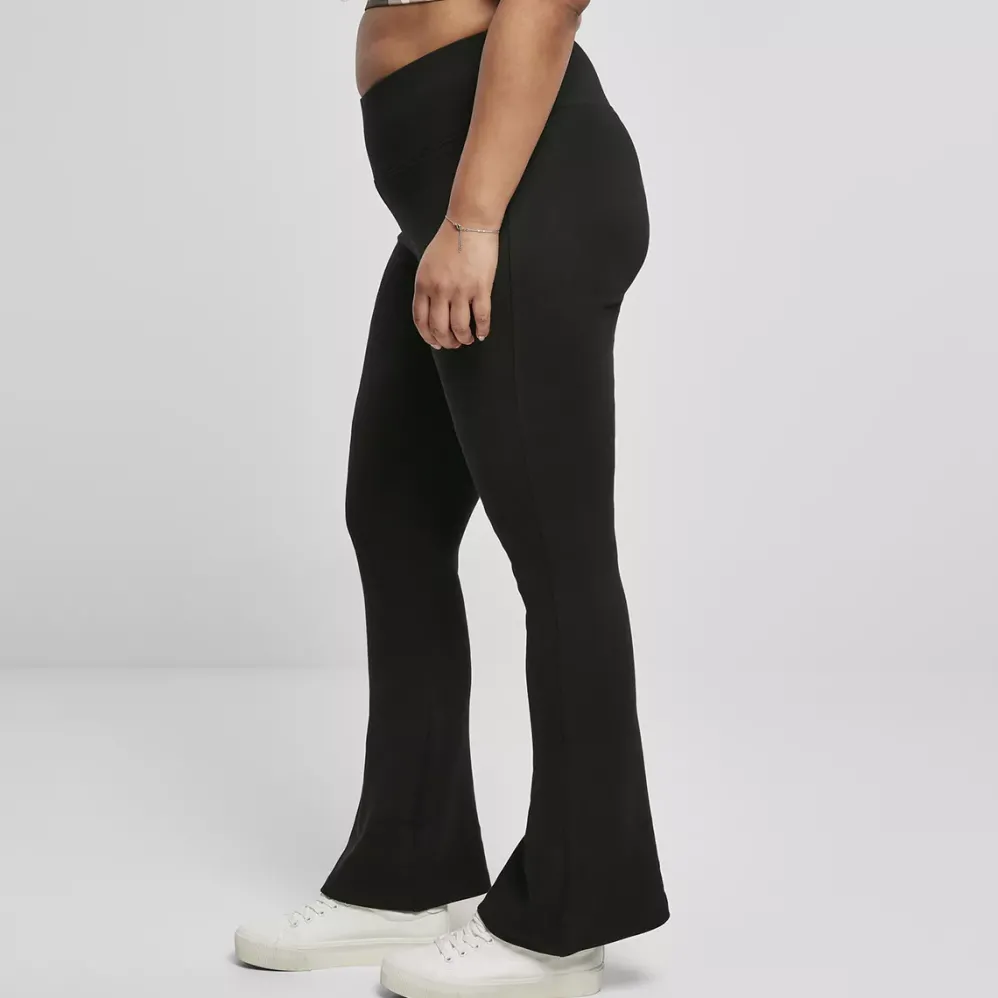 Urban Classics Organic Interlock housut musta