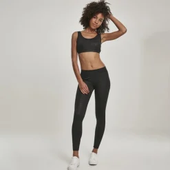 Urban Classics Pattern leggingsit musta