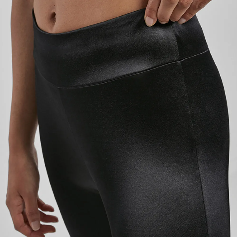 Urban Classics Shiny High Waist leggingsit musta