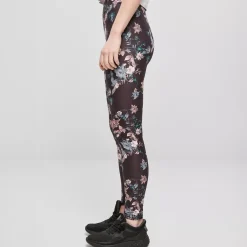 Urban Classics Soft AOP Leggingsit blacksoftflower
