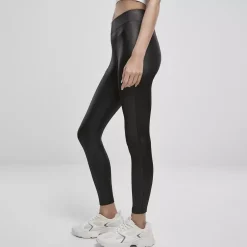 Urban Classics Synthetic Leather leggingsit musta