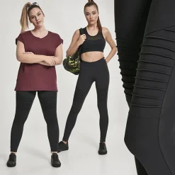 Urban Classics Tech Biker leggingsit musta