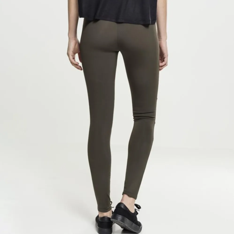 Urban Classics Tech Mesh leggingsit oliivi