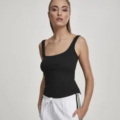 Urban Classics Wide Neck toppi musta