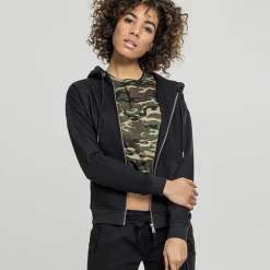 Urban Classics Zip hoody musta