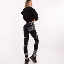 Vinceotto Sport solmuvärjätyt leggingsit musta