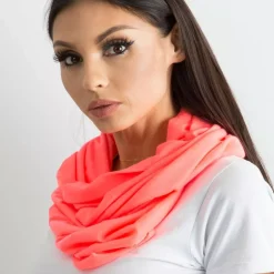 Viskoosinen tuubihuivi neonpinkki