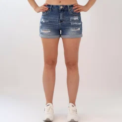 Wax Jean Evelina farkkushortsit medium blue