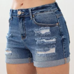 Wax Jean Evelina farkkushortsit medium blue