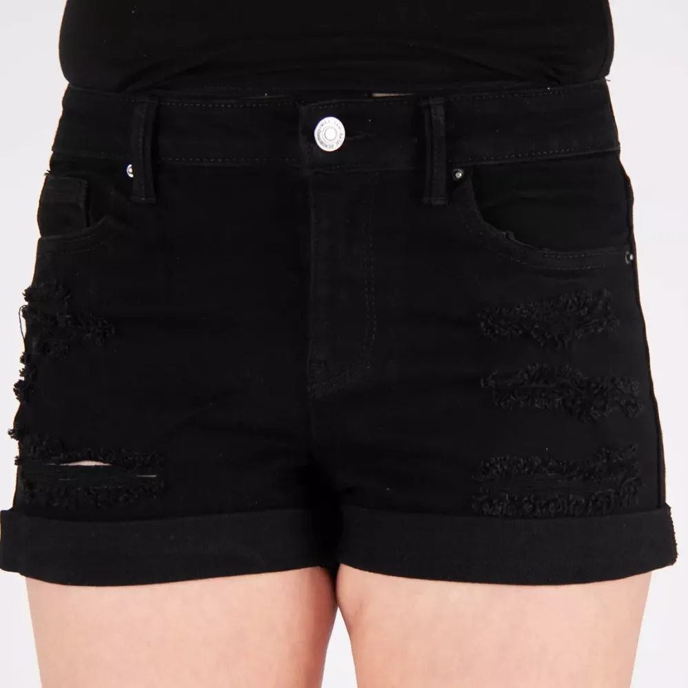 Wax Jean Evelina farkkushortsit musta