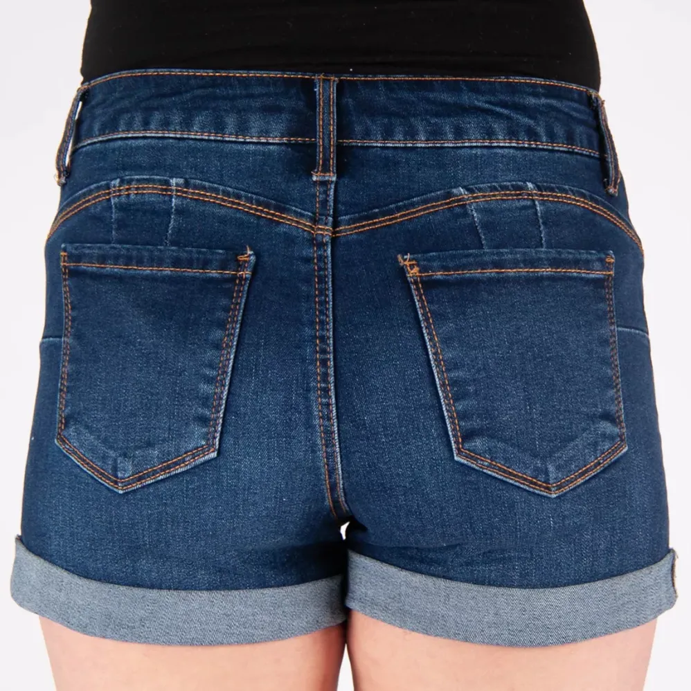 Wax Jean Greta Push Up farkkushortsit t.sininen