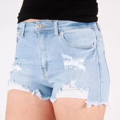 Wax Jean Sofiia farkkushortsit vaaleansininen