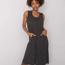 Wear On Chanda mekko pilkullinen musta