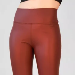 Willow leatherlook leggingsit burgundi