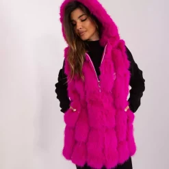 Wool Fashion Aisla keinoturkisliivi magenta