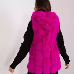 Wool Fashion Aisla keinoturkisliivi magenta