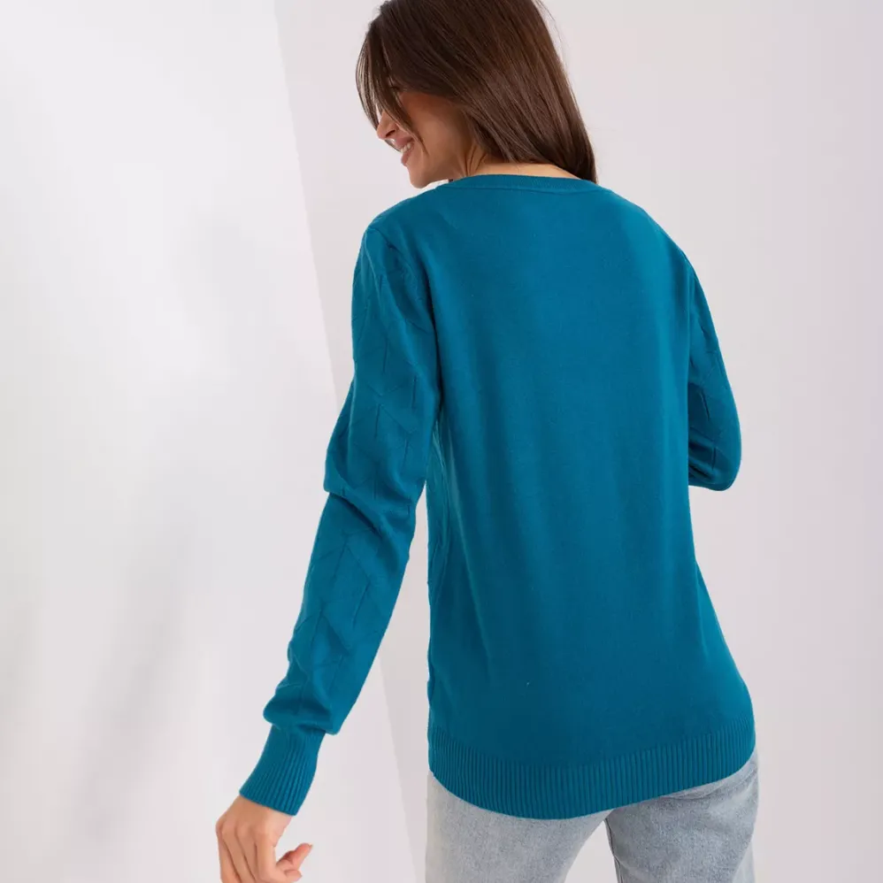Wool Fashion Emila neulospaita petrooli