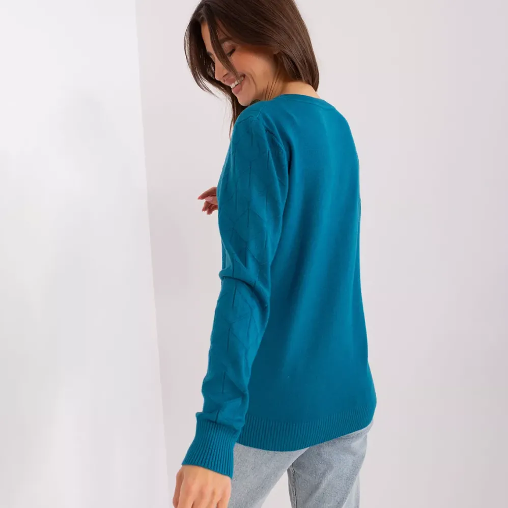 Wool Fashion Emila neulospaita petrooli
