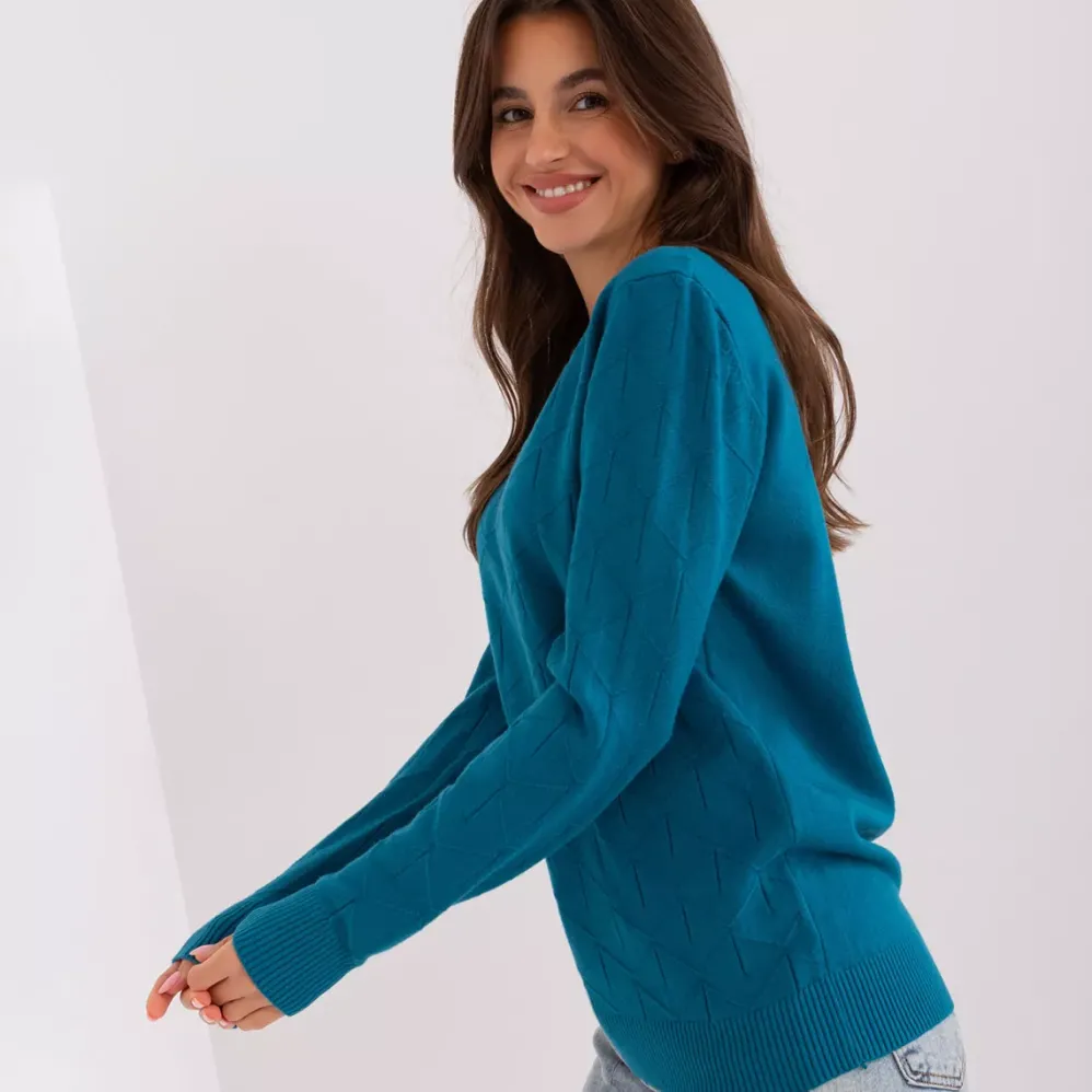 Wool Fashion Emila neulospaita petrooli