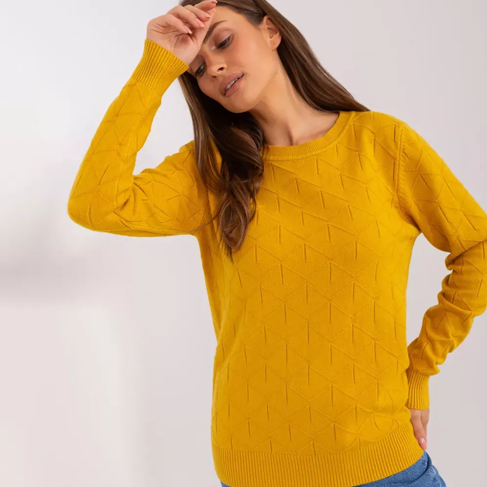 Wool Fashion Emila neulospaita mustard