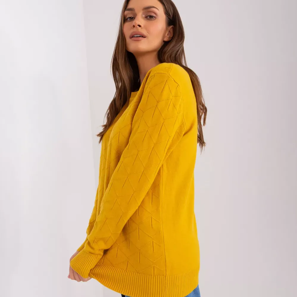 Wool Fashion Emila neulospaita mustard