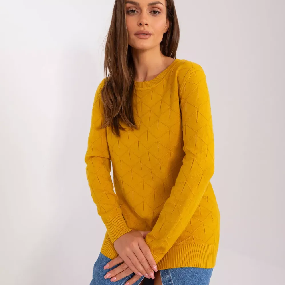 Wool Fashion Emila neulospaita mustard