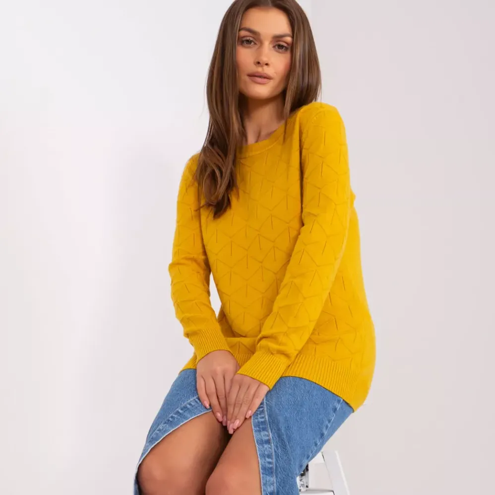 Wool Fashion Emila neulospaita mustard