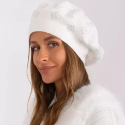 Wool Fashion neulebaskeri strasseilla valkoinen