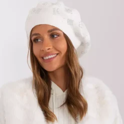 Wool Fashion neulebaskeri strasseilla valkoinen