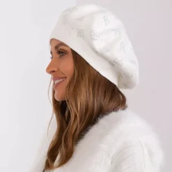 Wool Fashion neulebaskeri strasseilla valkoinen