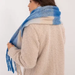 Wool Fashion suuri kaulahuivi sininen