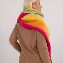 Wool Fashion suuri kaulahuivi värikäs