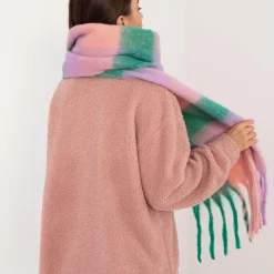 Wool Fashion suuri kaulahuivi aniliininpunainen